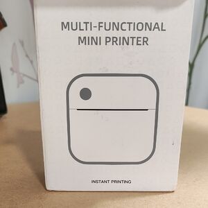White Multi-Functional Mini Printer
